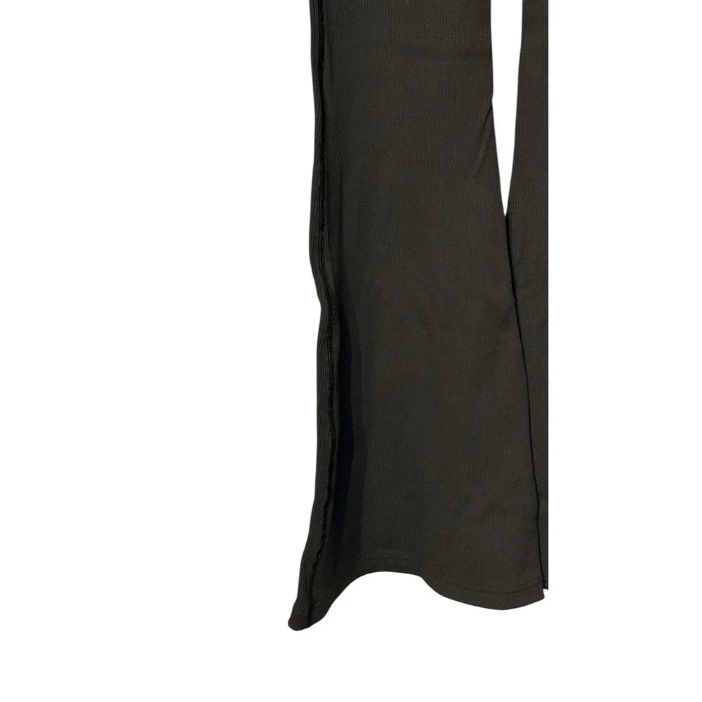 Aerie Offline Women's‎ Leggings Foldover Low Rise Flared Leg Green Small NWT